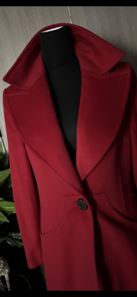 90s ESCADA red coat 