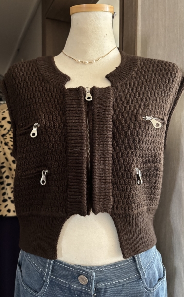 Chloe wool vest 