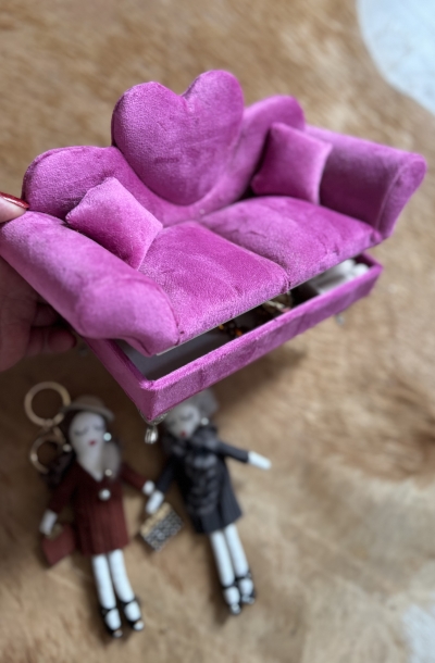 Pink sofa accessories case 
