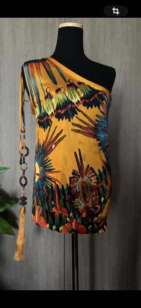 Jean Paul gautier one shoulder top