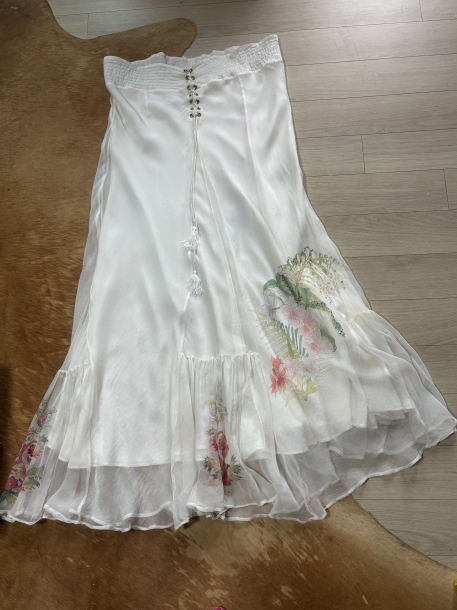 Roberto cavalli silk skirt 
