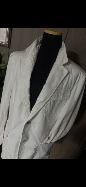 Salvatore Ferragamo white men’s jacket 