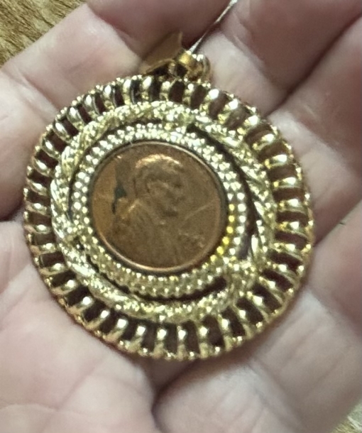 Vintage coin necklace 