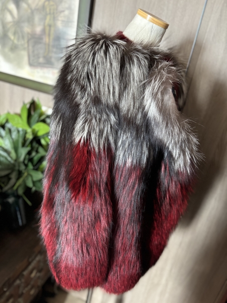 LANVIN mink & fox fur coat 