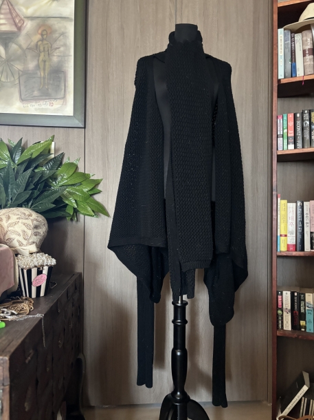 90s Sonia Rikiel cardigan & beanie set 